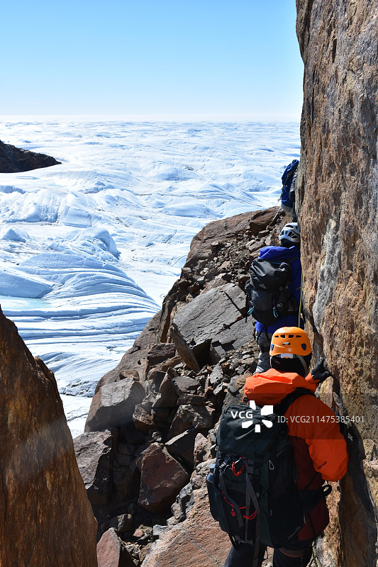 巴兹·奥尔德林在南极洲图片素材