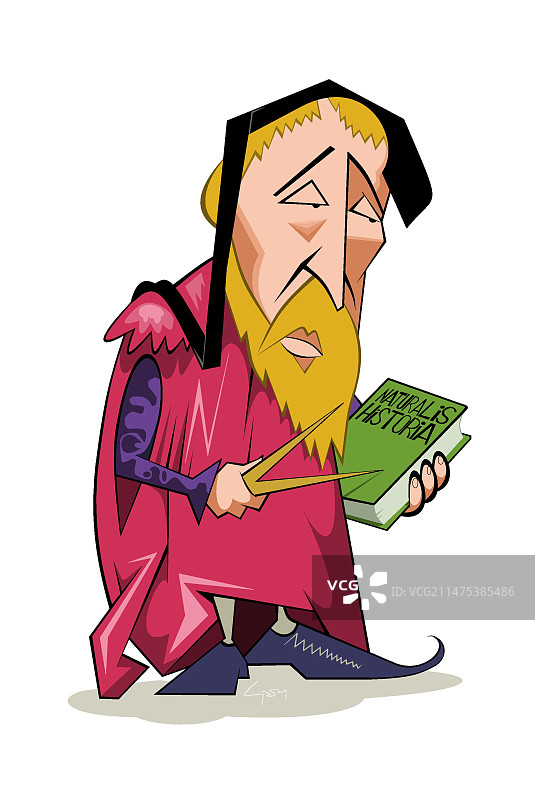 老普林尼，罗马哲学家图片素材