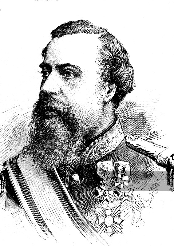 摩纳哥查尔斯三世王子插画图片素材