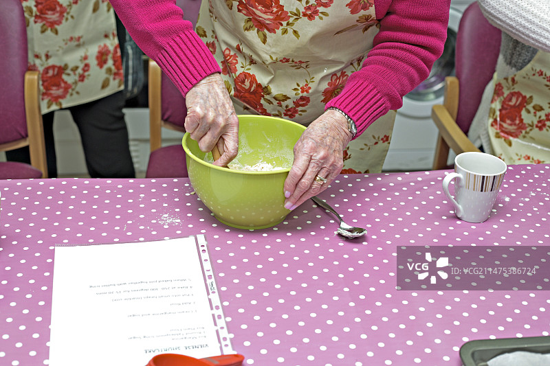 英国苏格兰老年痴呆症意识筹款活动图片素材