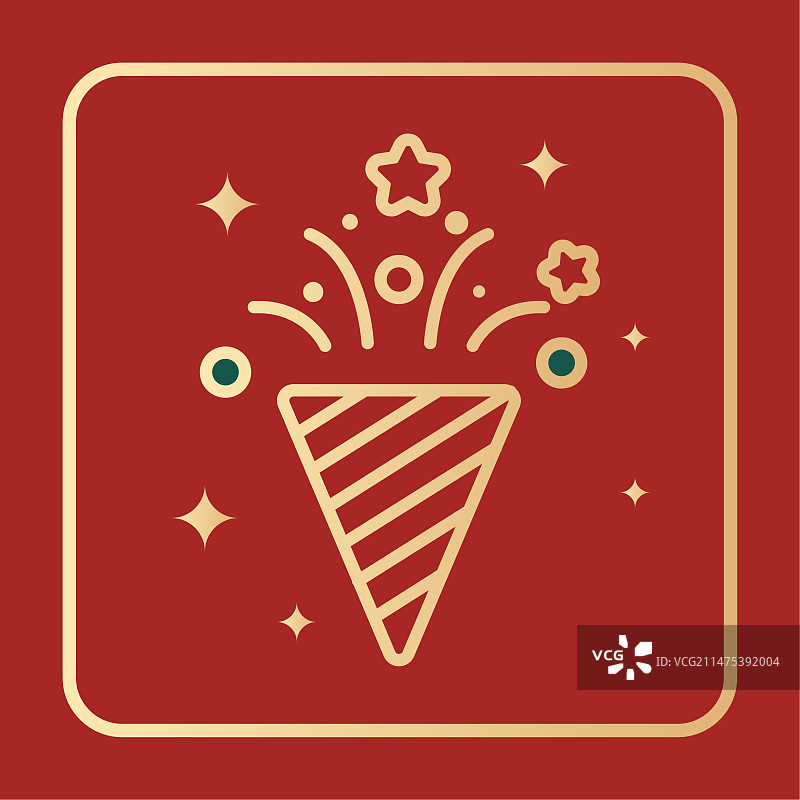 圣诞节元素-礼花图片素材