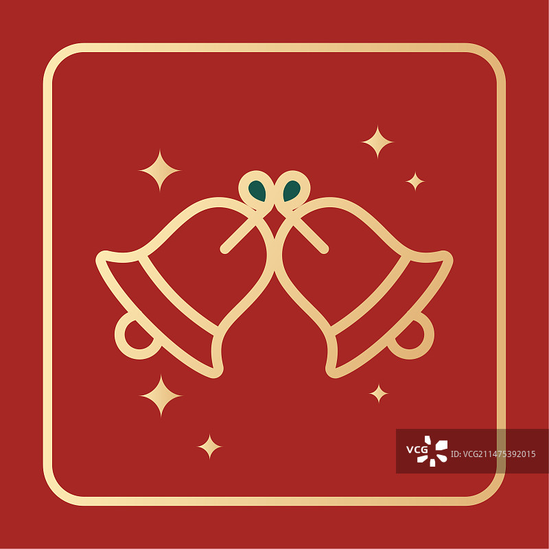 圣诞节元素-铃铛图片素材