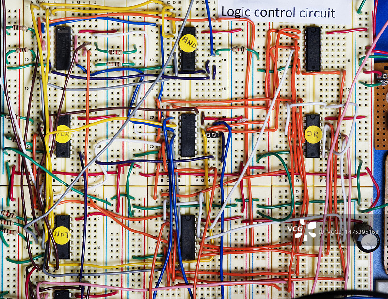 逻辑电路图片素材