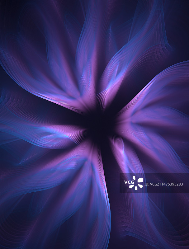 黑洞合并产生的引力波图片素材