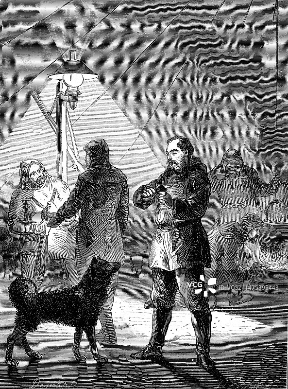 美国探险家艾萨克·以色列·海耶斯图片素材