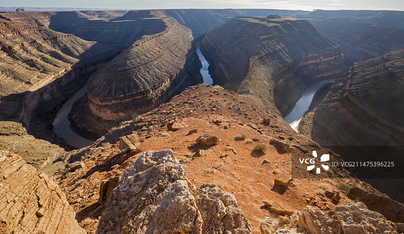 美国犹他州鹅颈州立公园图片素材
