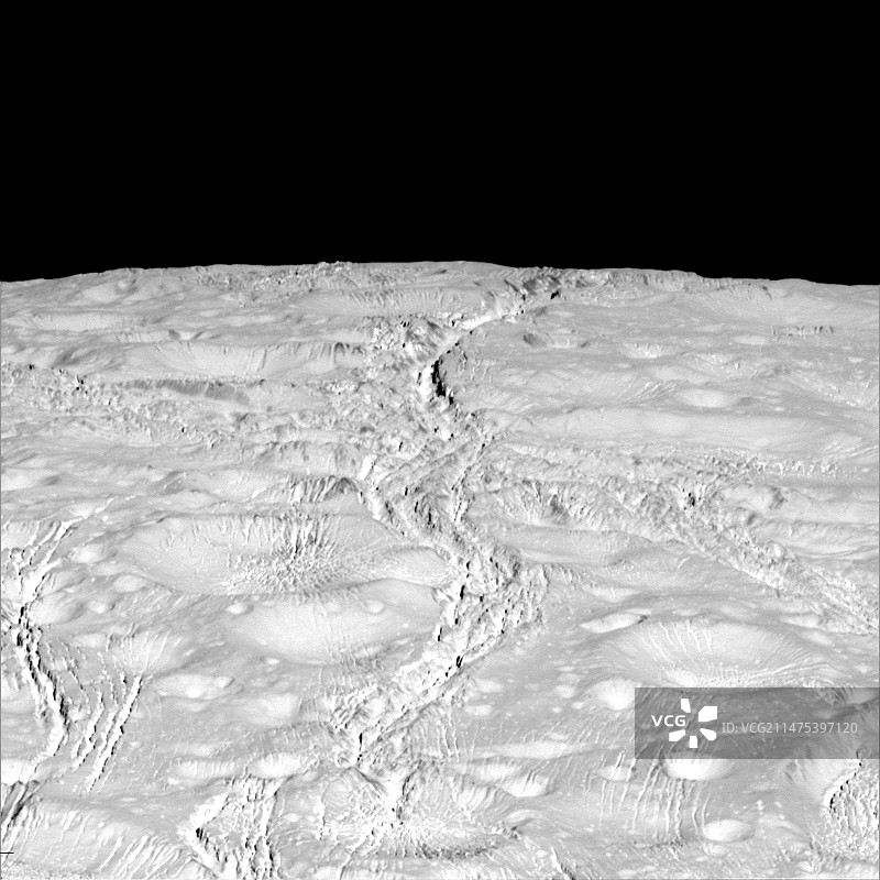 土卫二恩克拉多斯 卡西尼号图像图片素材