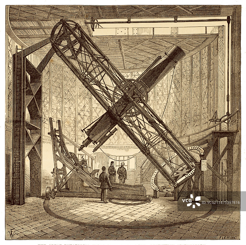 格林威治大赤道望远镜图片素材