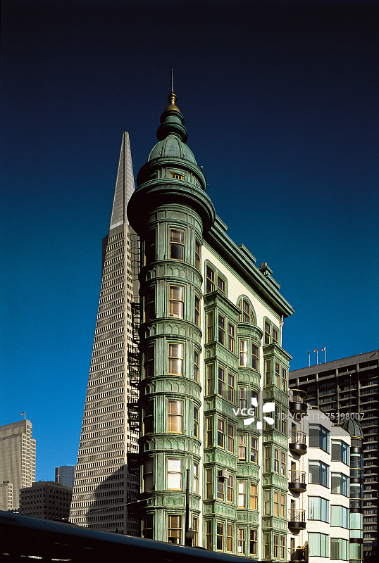 旧金山哨兵大厦，美国图片素材