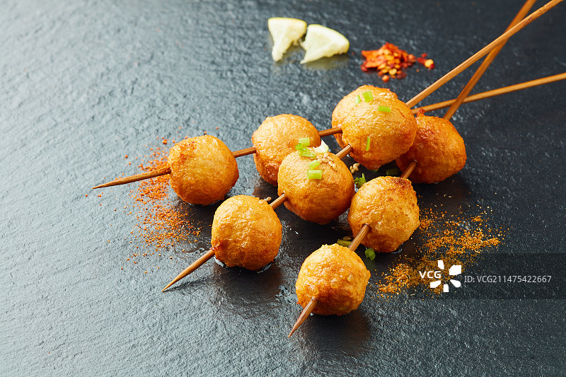 炸鱼丸鱼蛋图片素材