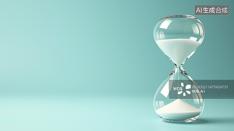【AI数字艺术】简约沙漏图片素材