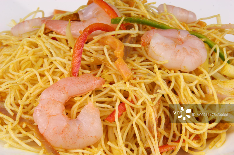 星洲炒米粉特写图片素材