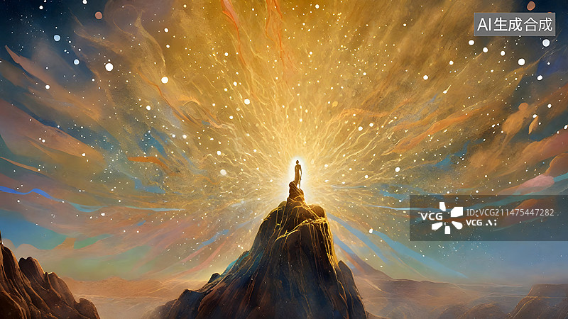 【AI数字艺术】女娲补天插画图片素材