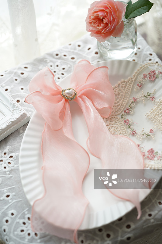 手工制作的蝴蝶结图片素材