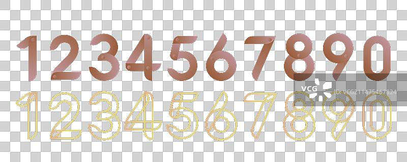 金属质感和线条矢量数字设计素材图片素材