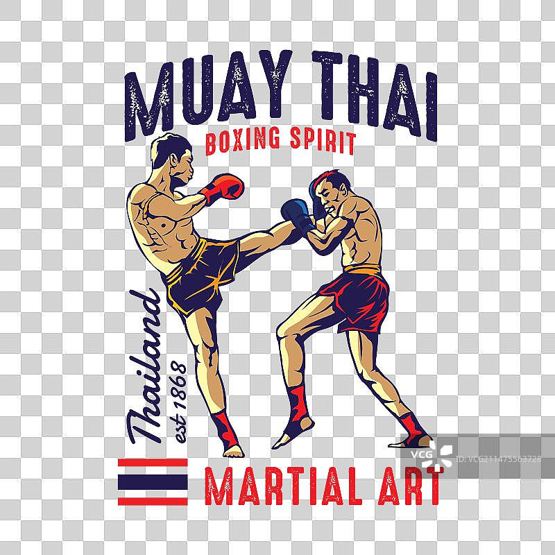 泰拳武术标志图片素材