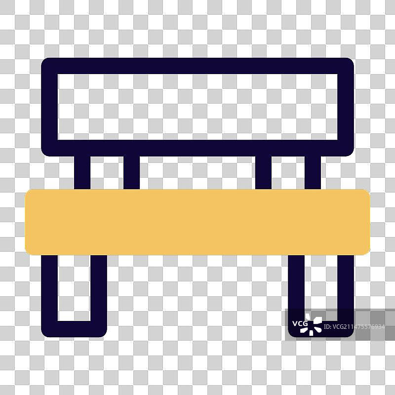 加长多人长凳图片素材