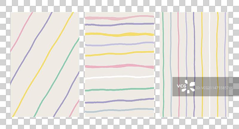 简约手绘不规则几何图案图片素材