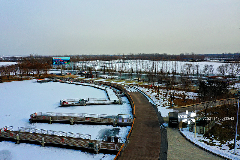 华北明珠白洋淀雄安新区安新码头图片素材