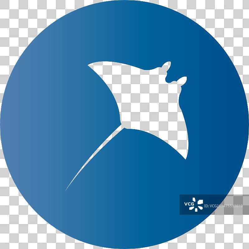 魟鱼图标图片素材