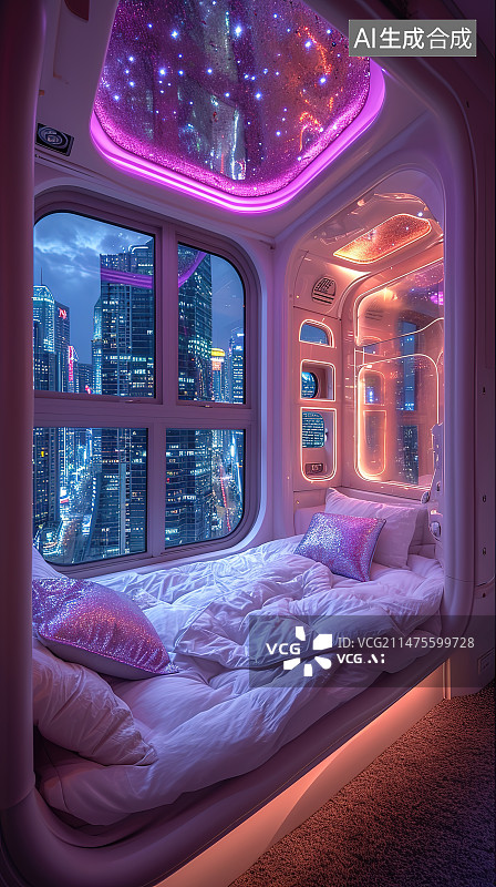 【AI数字艺术】豪华酒店的室内空间图片素材