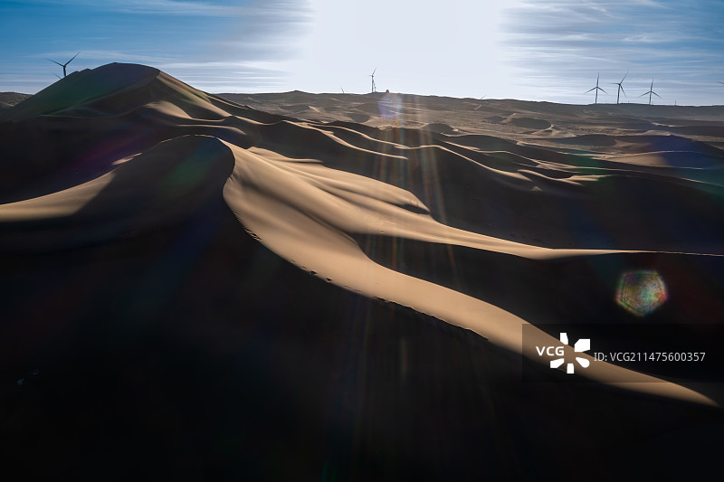 丹巴吉林沙漠风光图片素材