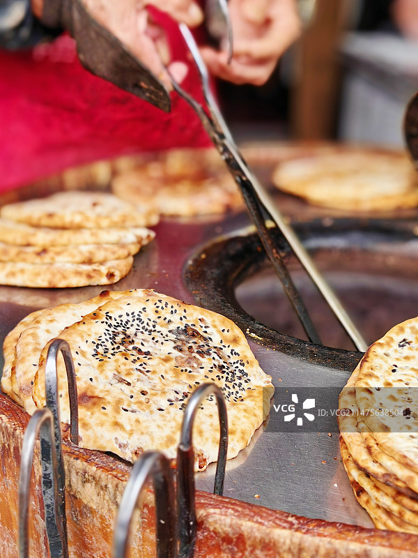 烤烧饼图片素材