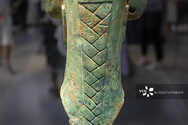 三星堆青铜面具背面图案图片素材