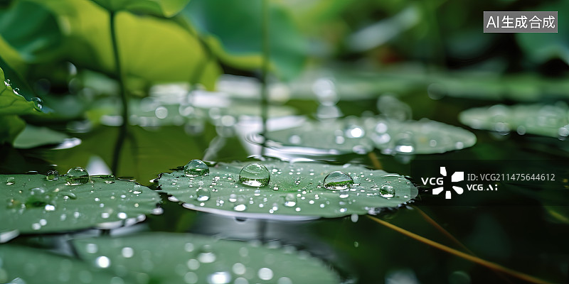 【AI数字艺术】雨水季节图片素材