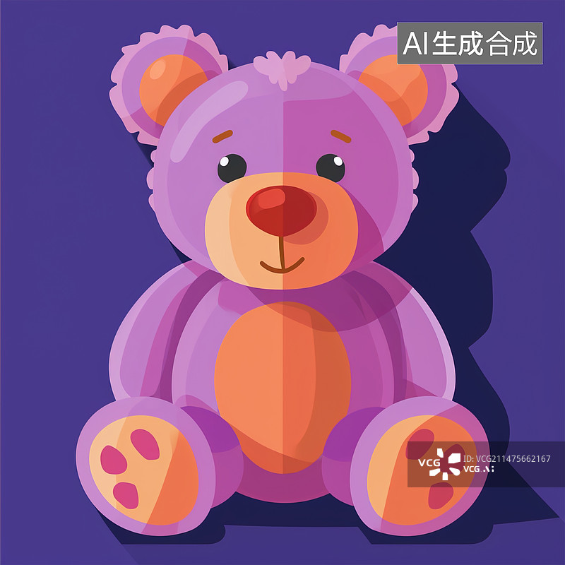 【AI数字艺术】玩偶小熊图片素材