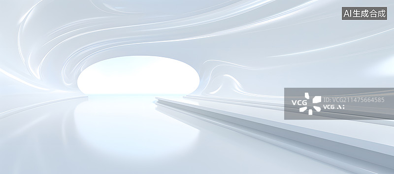【AI数字艺术】AIGC:三维渲染抽象背景 科技未来 广告商业 年会插图 图像图片素材