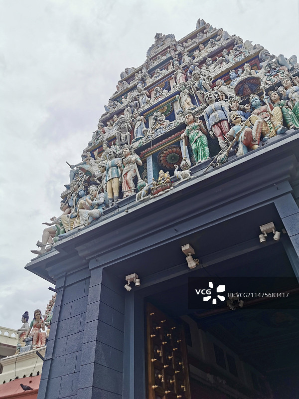 新加坡马里安曼兴都庙图片素材