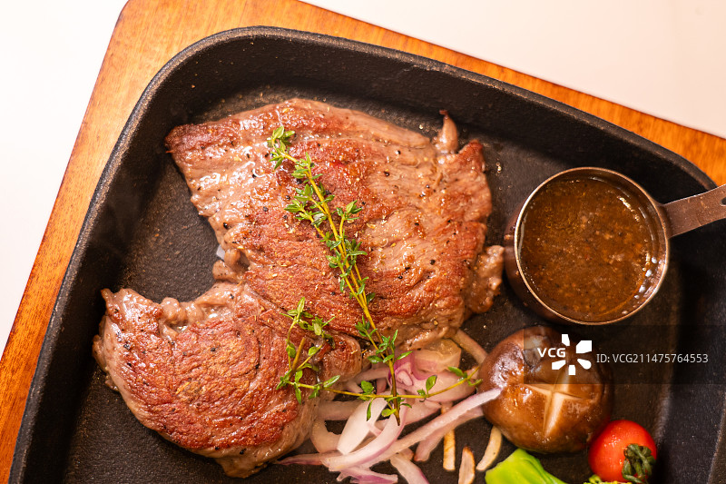 美味西式美食雪花牛排图片素材