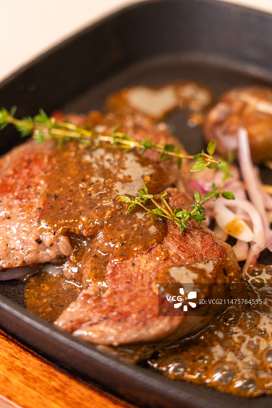 美味西式美食雪花牛排图片素材