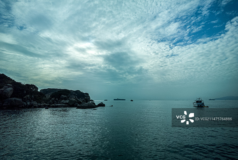 蒲台岛海面图片素材