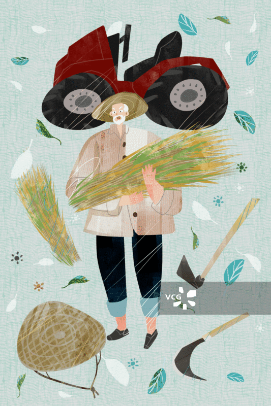 农民插画GIF动图图片素材