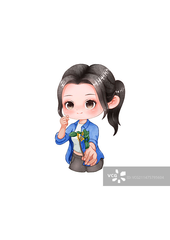 送你一枝桂花图片素材