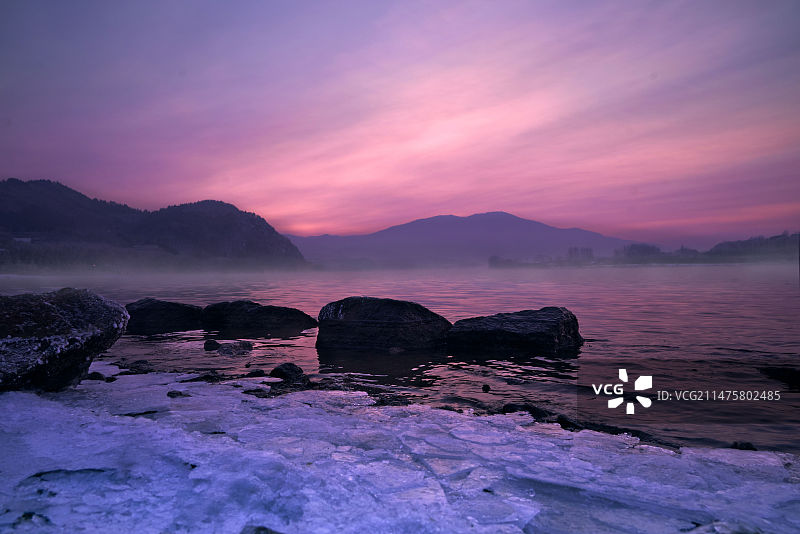 吉林松花湖图片素材
