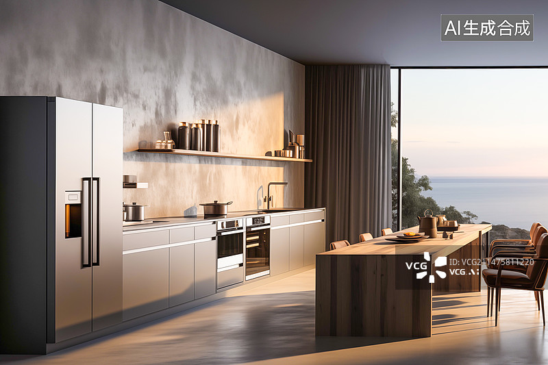 【AI数字艺术】样板房室内家具设计图片素材