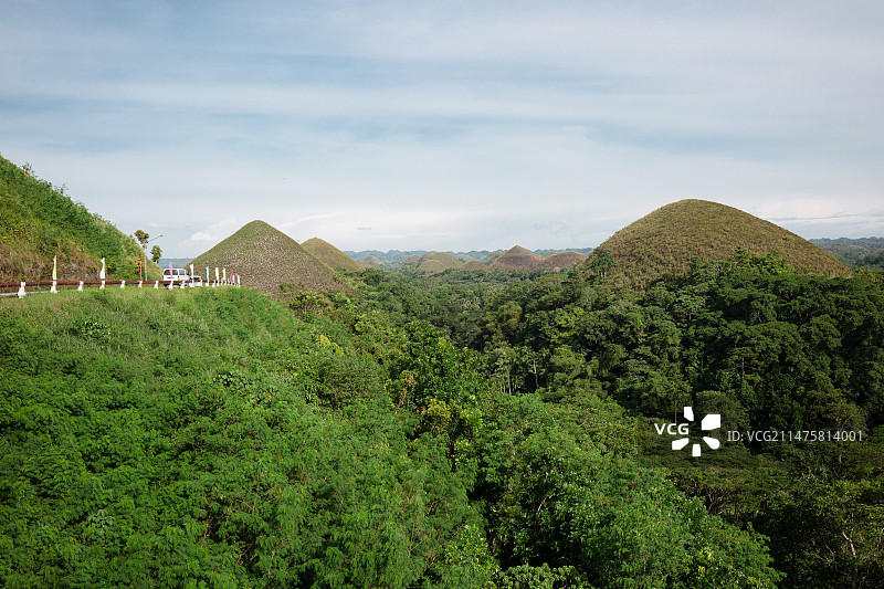菲律宾薄荷岛巧克力山图片素材