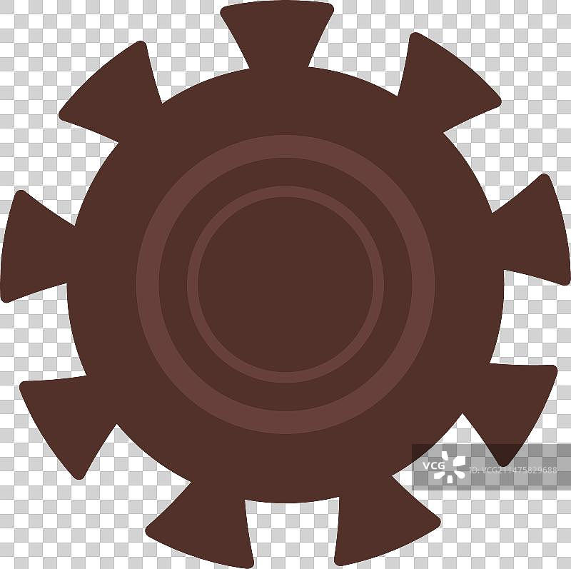 齿轮、齿孔、小齿轮平面设计图片素材