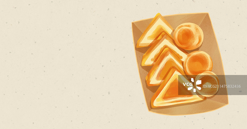 城市美食重庆小吃川渝熨斗糕糕点图片素材