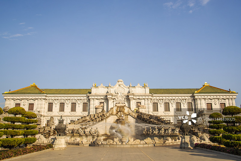 横店影视城海宴堂大剧院 海宴堂大剧院 大剧院 剧院 仿古建筑图片素材
