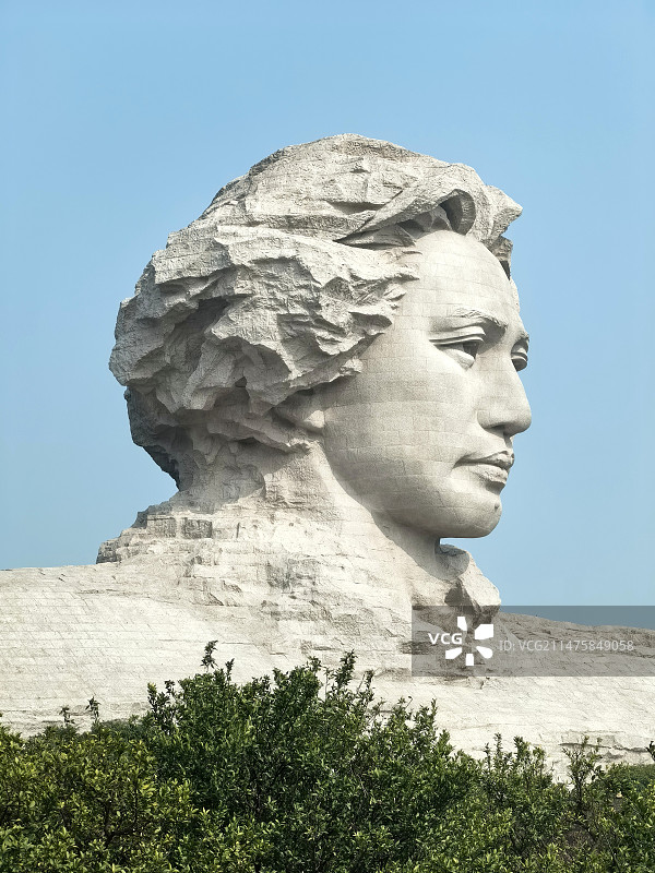 湖南长沙橘子洲头伟人雕像图片素材