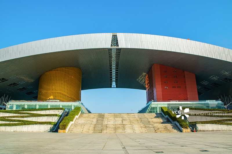 深圳 深圳风光 福田区 深圳市民中心 市民广场 市府大楼 地标 标志性建筑 深圳市人民政府图片素材