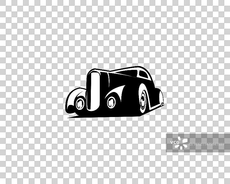 1932年福特轿跑车（白色背景，已隔离）图片素材