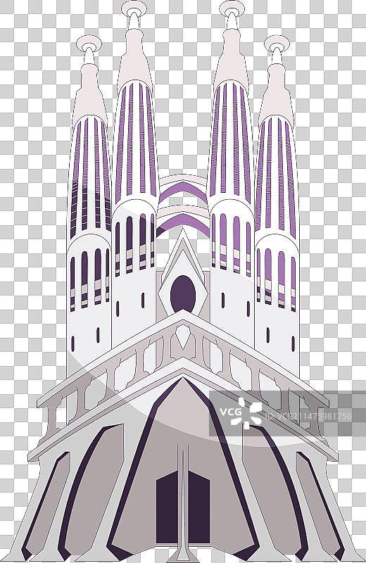 圣家族大教堂图片素材