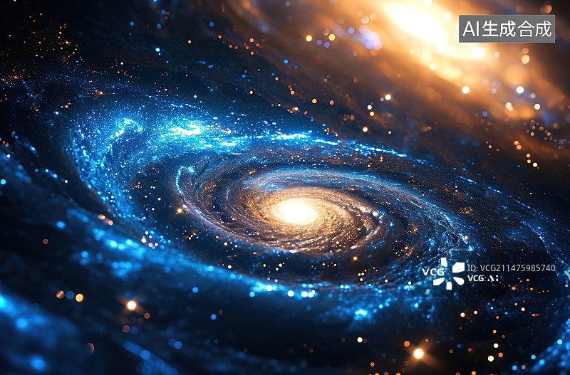 【AI数字艺术】科技概念抽象背景图片素材