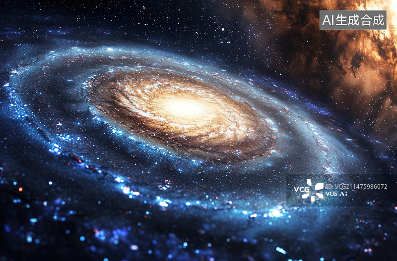 【AI数字艺术】星空中的大图片素材