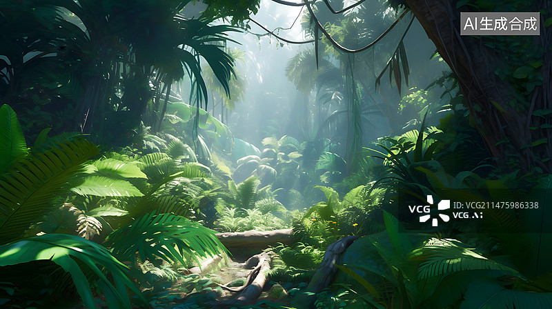 【AI数字艺术】AIGC:户外风景 自然环境 插图插画 背景图片素材